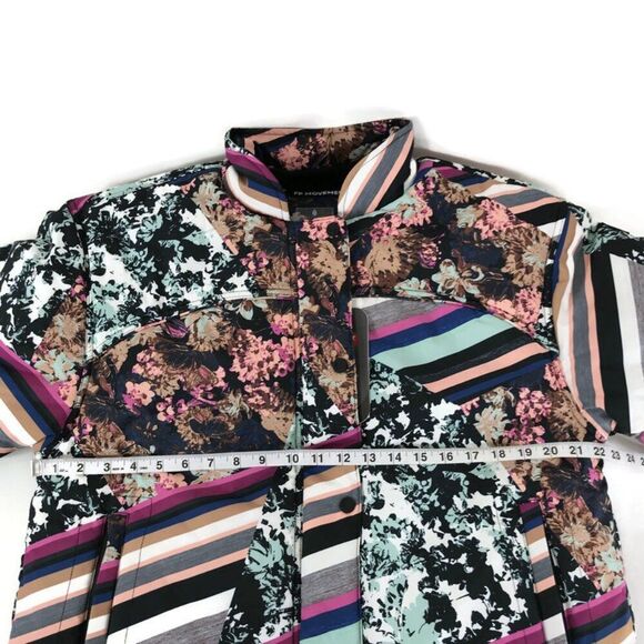 NEW Free People Movement Bunny Slope Printed Puffer Jacket Large Snow Winter Ski - Picture 9 of 15